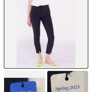 CAbi navy Keynote Ankle Pants